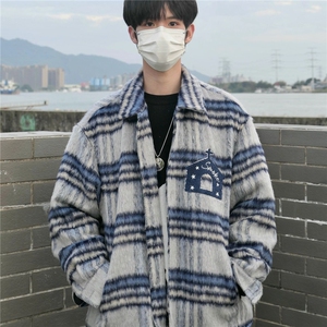 2218-P50 小香风外套男装高级感2025秋冬新款翻领男式夹克上衣图片