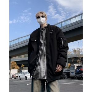 棒球服棉衣外套男冬季休闲潮内里夹棉金属装饰痞帅潮流棉服 JK762图片