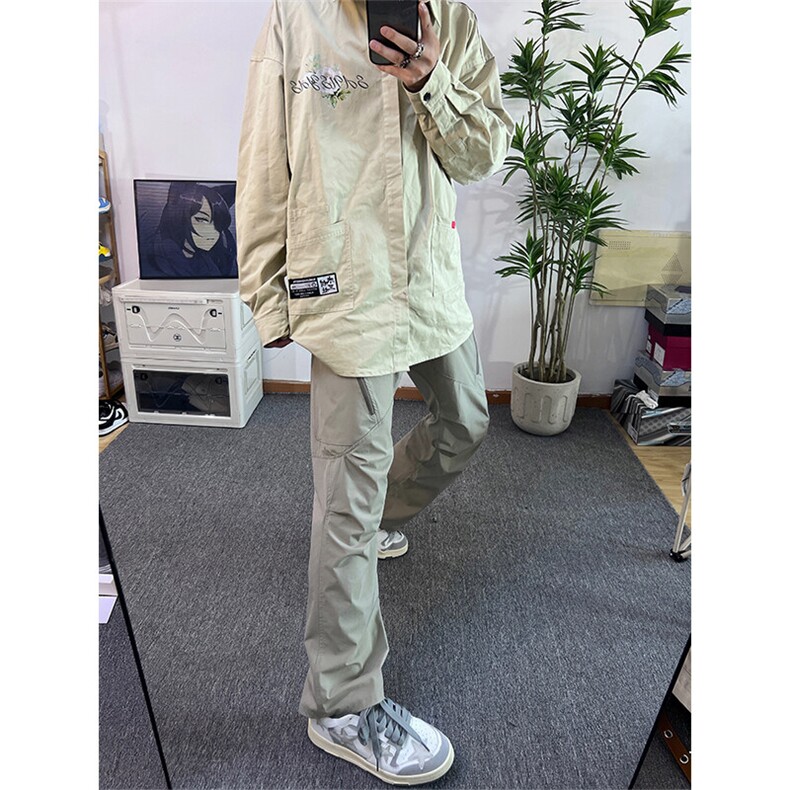 美式复古hiphop嘻哈冲锋裤潮牌,男装休闲裤,星座310A-4