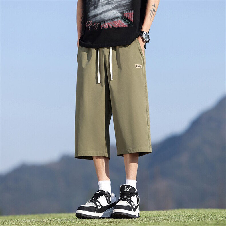 七分裤男士夏季薄款外穿速干裤夏天休闲运动中裤Q29131-特P26,男装牛仔裤,星座610（原A335）