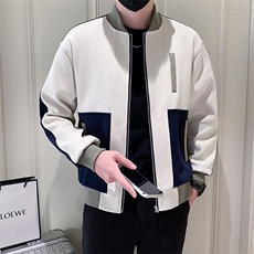 2025新款秋季棒球服外套男潮牌拼色男装夹克A313-1-1729-P130，男装夹克，电商A313-1