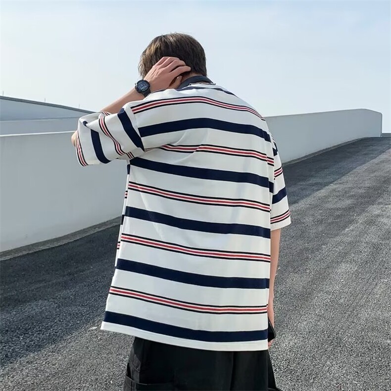 2023春夏季新款男休闲圆领短袖T恤E8018P23,男装T恤,星座1116-2