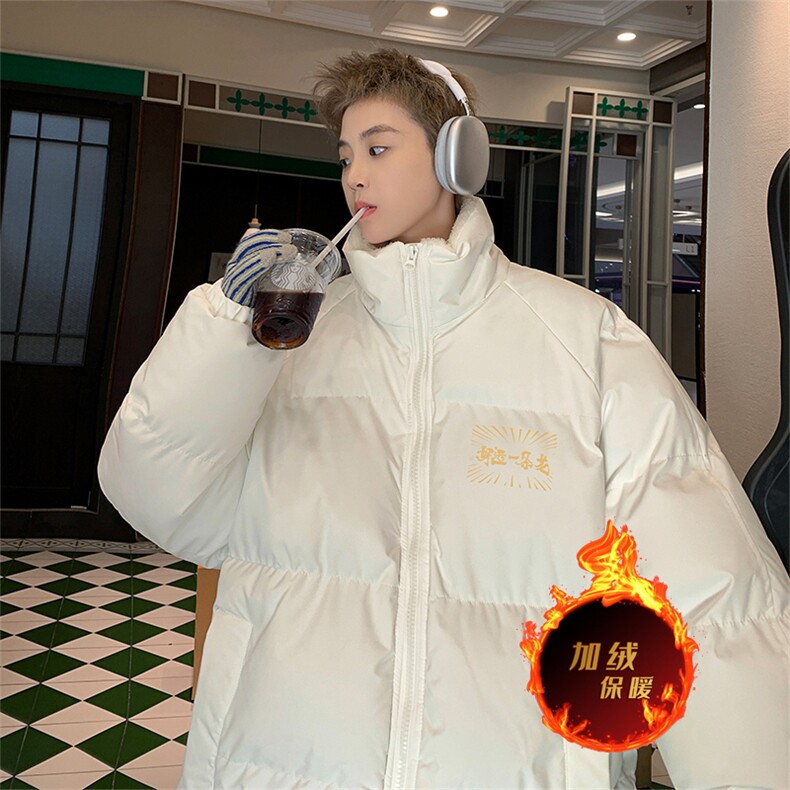 抖音供应仓库现货三防冬季加绒加厚棉衣外套潮牌棉服BM1128特P85,男装棉衣,电商A486