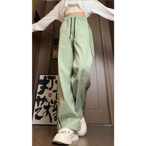 抖音品质秋季新款潮流条纹设计宽松冲锋裤B315-K24315-特p35控68图片