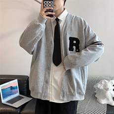 开衫卫衣男春季潮韩版宽松百搭情侣外套Y48P40，男装针织衫/毛衣，星座1116-2
