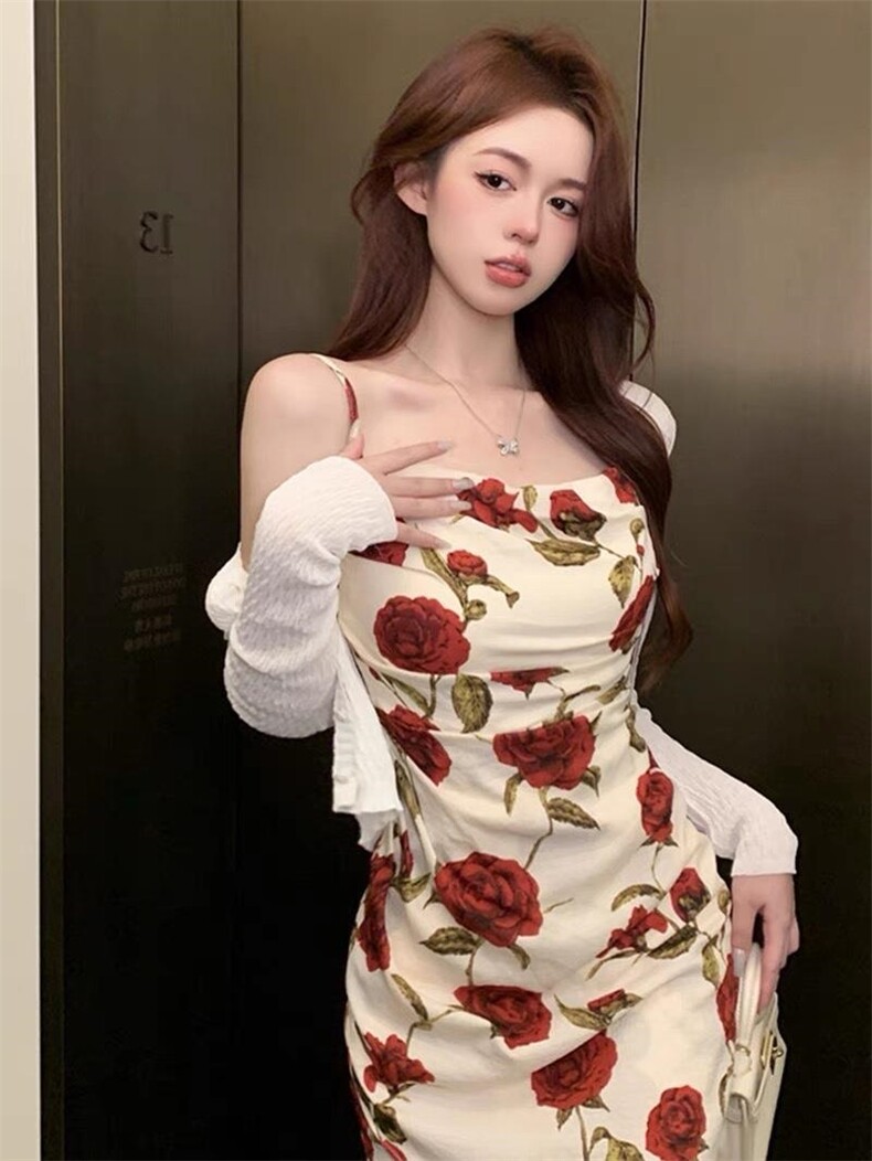 早秋新款！2件套连衣裙！当下就可以卖！可以防晒服！，女装连衣裙，依挺好