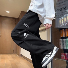 供抖音主推港风新款秋冬工装阔腿裤X416B-1-KL919-P55控88，男装工装外套，星座416B-1
