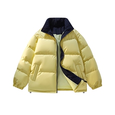 冬季街头撞色高街防寒新款加厚百搭棉服情侣保暖外套HY2006-P59，男装棉衣，星座610B-1