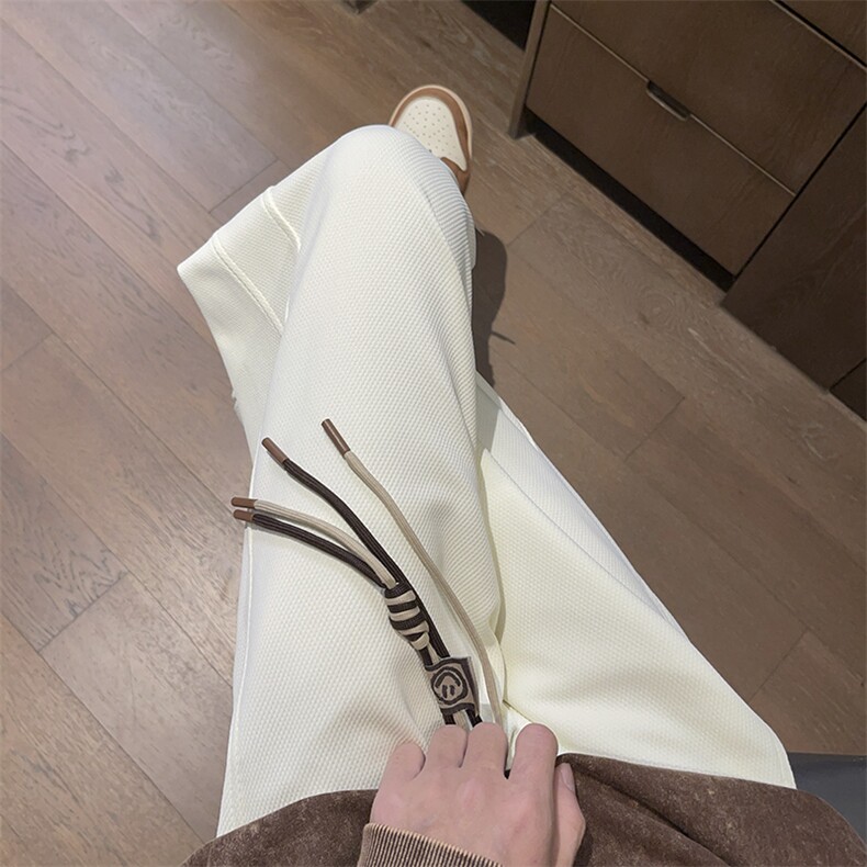 抖音直播品质美式复古重磅菠萝格长裤K019*P35控58,男装休闲裤,星座227-2
