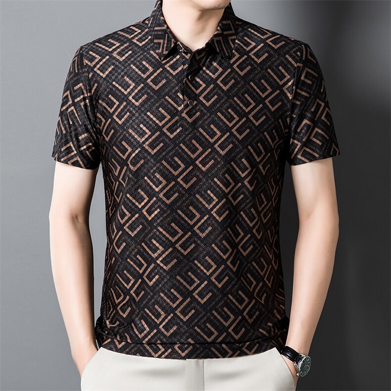 夏季中青年男士商务休闲短袖打底T恤时尚潮流上衣HD8371-P60,男装T恤,星座1105-3