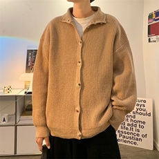 韩式慵懒风开衫休闲毛衣外套男M210P55，男装针织衫/毛衣，星座1116-2
