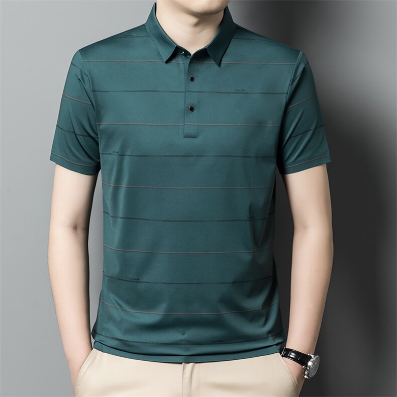 短袖polo衫男士时尚上衣翻领百搭夏商务宽松潮流T恤BLM26282-P65,男装Polo衫,星座1105-3