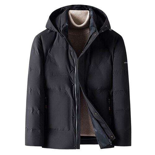 21冬季新款90羽绒服男连帽可卸宽松休闲简约百搭外套DD21506-P250，男装羽绒服，电商B212（原钱塘6029）