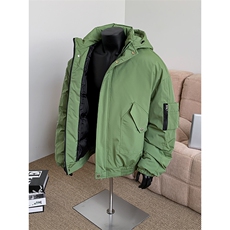棉服男冬季新款港风宽松连帽棉衣MF9006-P90，男装棉衣，星座214-3