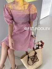 露腰连衣裙，女装连衣裙，FST