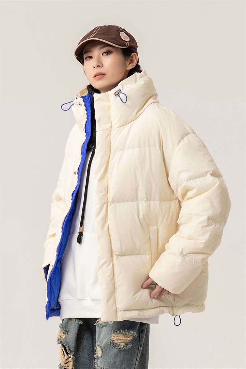 新标90白鸭绒简约休闲立领外套纯色加厚羽绒服ESY0204-P210,男装羽绒服,电商B306