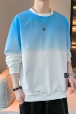 新款圆领渐变卫衣潮牌宽松青少年长袖打底衫A436-171-P3058，男装T恤，电商A436