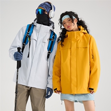 冲锋衣2025新款秋冬三合一户外防风登山运动外套A436-6688-P105，男装夹克，电商A436