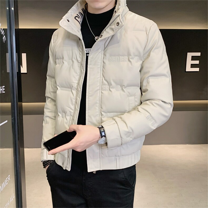 店主风羽绒服男2025冬季新款立领PU皮白鸭绒外套B317/PY103/P155图片