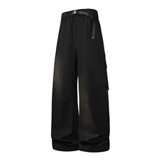 春款美式抽绳伞兵工装裤男女复古宽松休闲速干裤K0266-P52，男装工装外套，星座308B-2