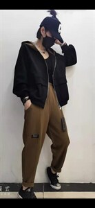 针织复合休闲外套图片