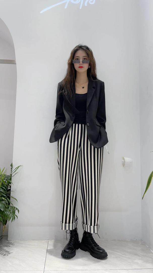 汪尚春SHANGCHUN·W 春装2022松紧带装饰西服，其它，SHANGCHUN·W 汪尚春