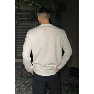 抖音得物品质美式高街重磅曼巴棉结构硬阔boxy版潮牌卫衣长袖T恤图片