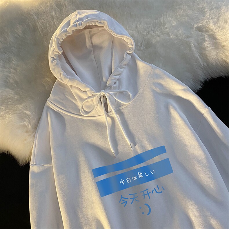 WY2033-P35 加绒款-P40 纯棉连帽卫衣男大码运动帽衫宽松薄外套男图片