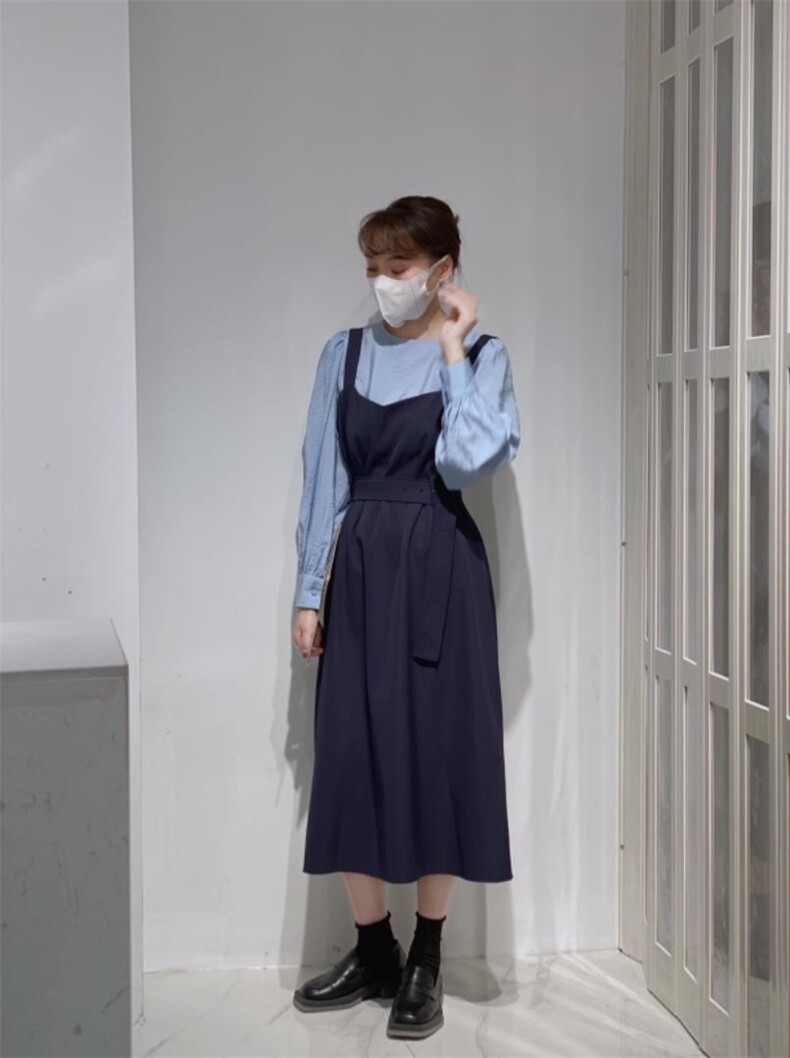 两件套连衣裙，女装连衣裙，驿谷