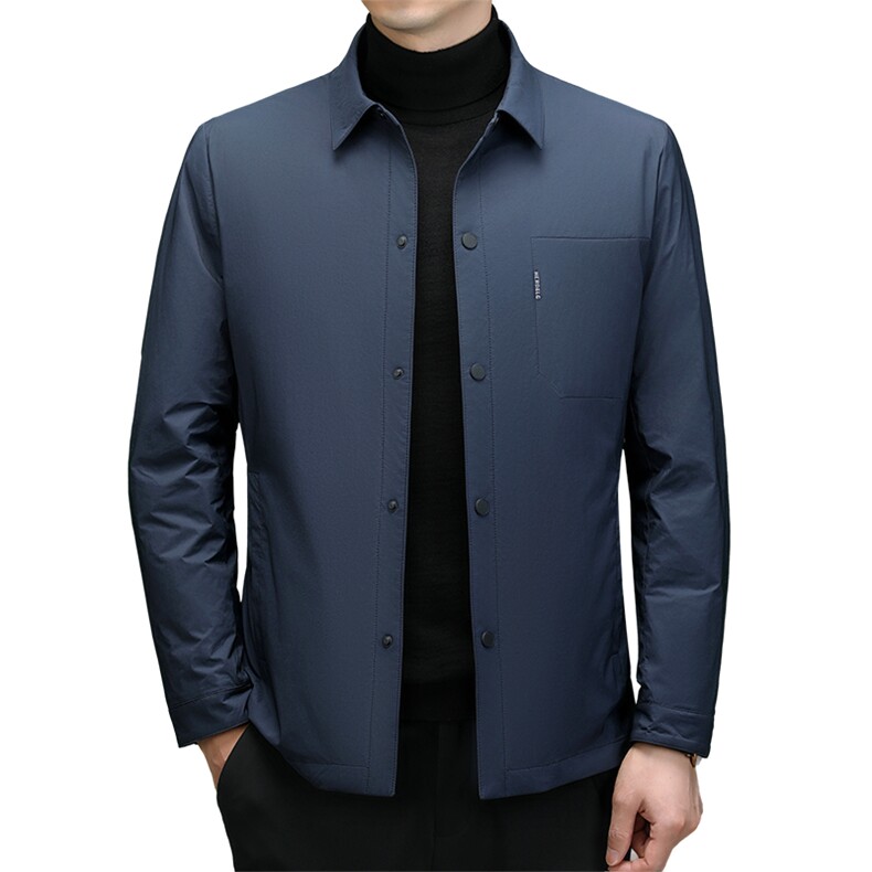 C91712钱塘2020-2冬季厚款商务休闲简约中年男士羽绒服P260,男装羽绒服,钱塘207-2