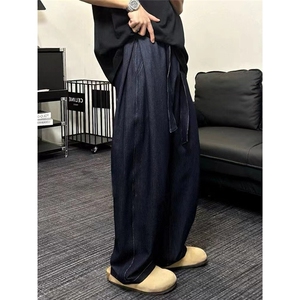 休闲长裤文艺简约百搭流行日系无品牌时尚新款潮流慵懒原宿ins图片