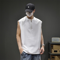 2026新款凉感背心男士夏季宽松大码运动吸汗无袖t恤潮薄坎肩，男装背心/马甲，电商D215