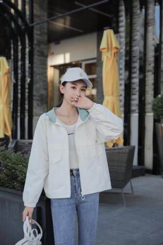 糖果色水洗棉小外套，女装，百变诱惑