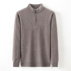 BSS6060男士2023年秋新款加厚长袖立领纯羊毛针织衫休闲P168,男装针织衫/毛衣,电商B360