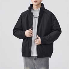 现货美式高街休闲夹克冬季三防立领纯色户外工装加厚棉服外套，男装夹克，电商A486