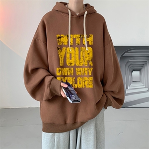 连帽卫衣男大码胖子帽衫大号运动服WY2446-P35图片