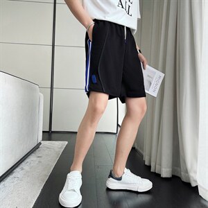 休闲裤男五分裤夏季短裤韩版休闲沙滩裤大裤衩潮牌宽松卫裤中裤，男装牛仔裤，电商A327