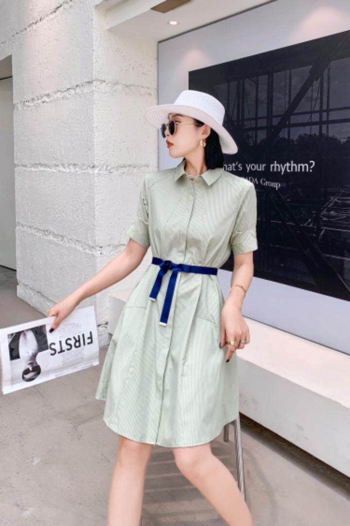 专业衬衫连衣裙，女装衬衫，靓丽诗纷