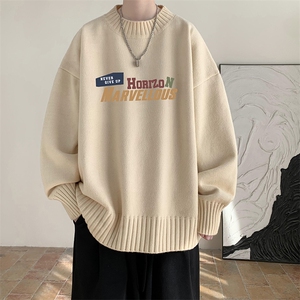 半高领毛衣男大码胖子针织衫毛线衣 M18384-P45 加绒款-P65图片