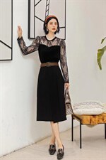 【现货】【】秋季新款时尚百搭金丝绒拼蕾丝打底衫，其它，名门秀