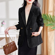 现货-新品】2024年春装新款雪尼尔外套美拉德洋气休闲西装外套，女装西装，仁梯