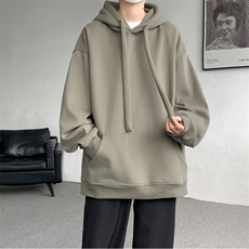 8XL-M加绒连帽卫衣加厚大码美式重磅硬挺上衣外套秋冬WY9101/P60，女装短外套，电商B238