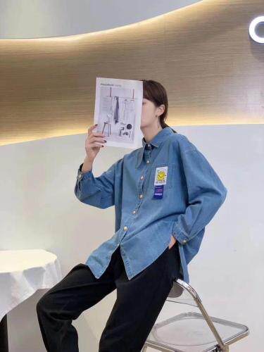 新款牛仔衬衫，女装衬衫，MST