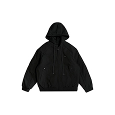 B36/P158控208假两件连帽设计拼接卫衣痞帅男士棉服休闲潮牌棉衣2，男装棉衣，星座305B