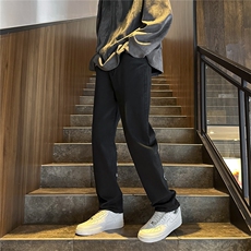 k1034-p45-控68S-5XL高品质微喇微弹大码现货浅灰牛仔裤印花，男装牛仔裤，星座116