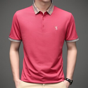 夏季新款短袖t恤男纯色宽松休闲百搭中年男士潮流衣服打底衫男装图片