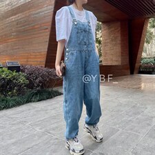 夏季新款减龄牛仔背带裤，其它，不凡