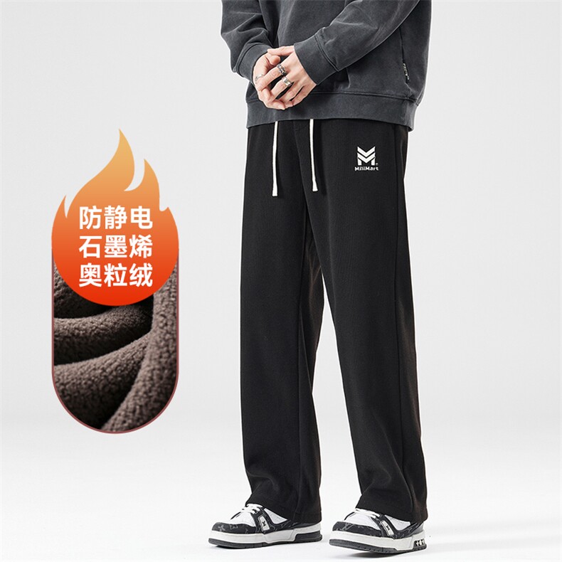 A178-1DY586AP90奥粒绒秋冬季美式休闲针织卫裤,男装休闲裤,电商A178-1