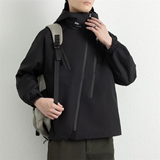 男女外套情侣冲锋衣轻奢上衣春秋宽松连帽轻商务夹克FY6292-P68，男装夹克，星座1105-3