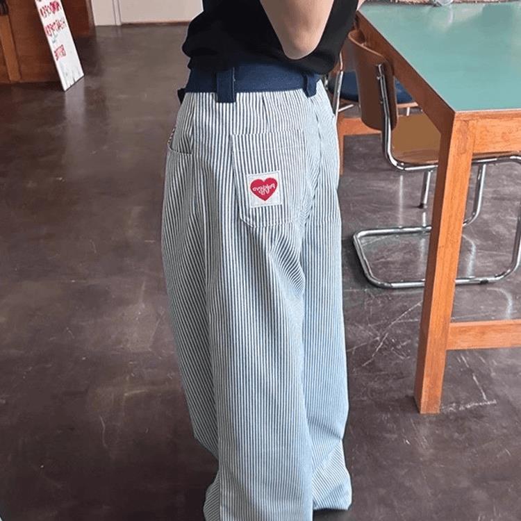 网图慎用现货条纹直筒裤休闲裤长裤A014-DY25315-P55,男装休闲裤,电商A014